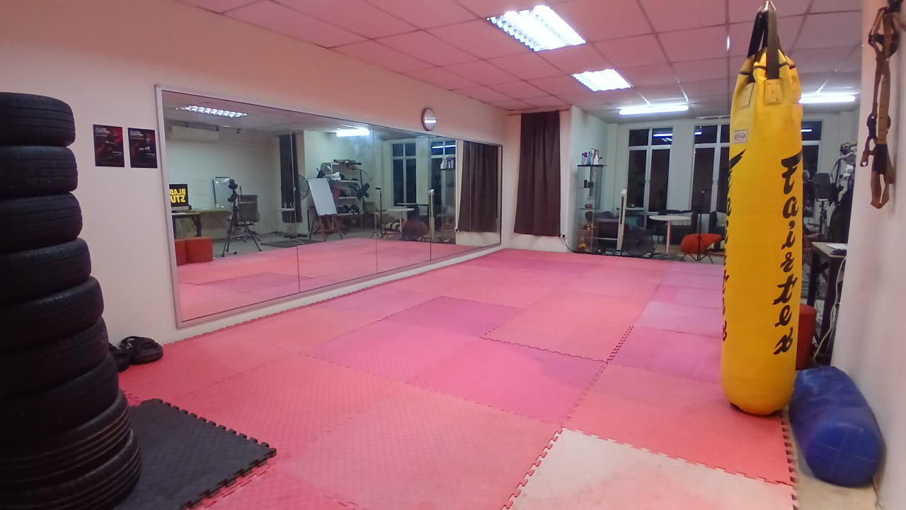 An open training floor designed for safe, focused martial arts practice.